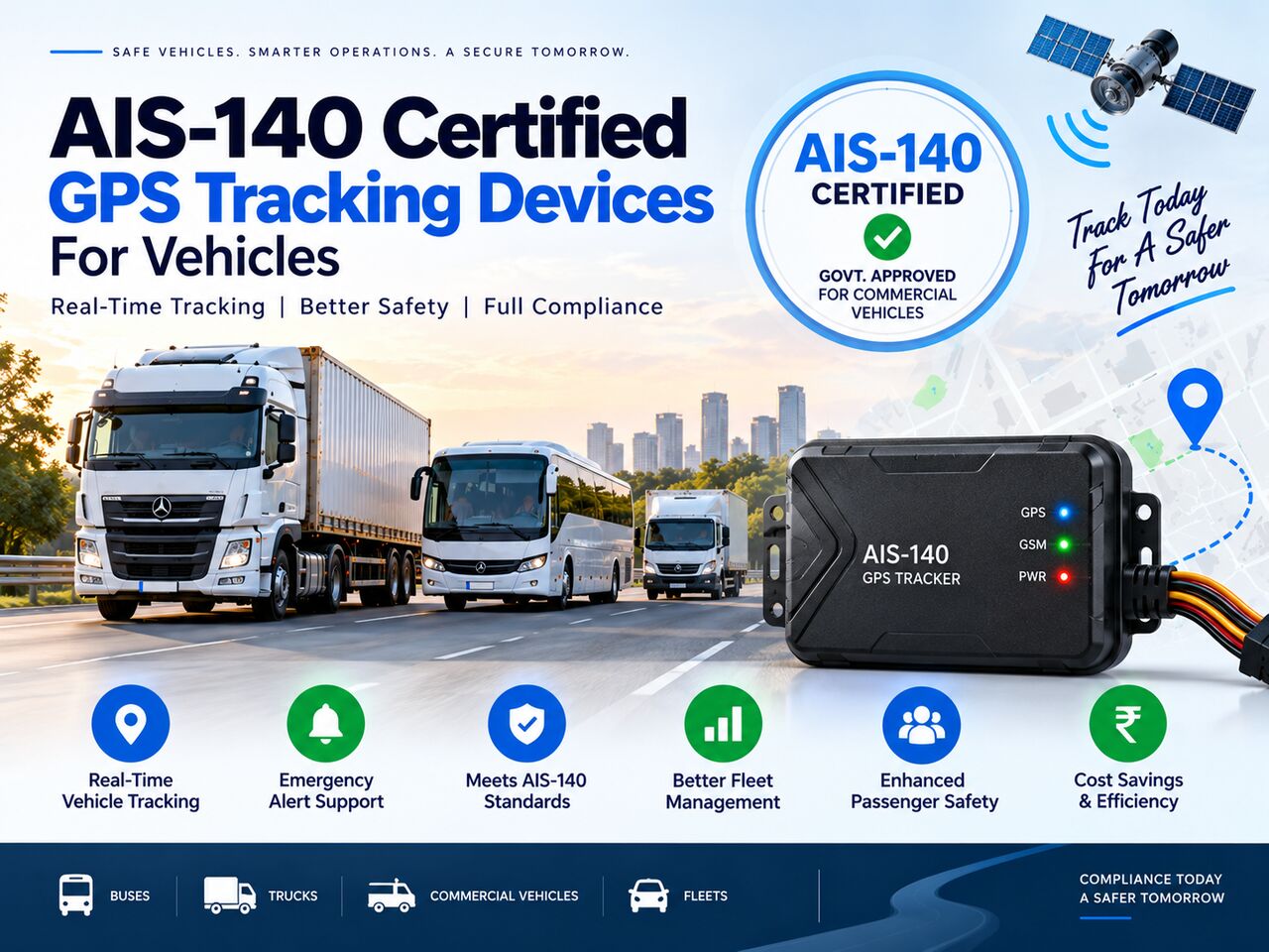 Ahmedabad, Electronics, AIS-140 Certified GPS Tracking Devices For Vehicles