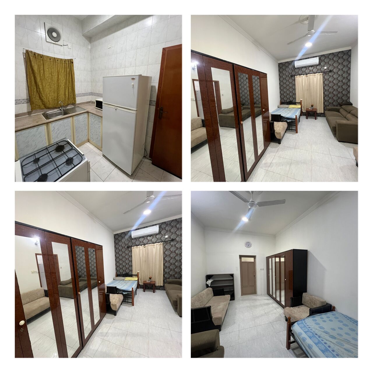 Manama, Apartments, Flats, Houses & Villas, BHD 170/month,  Furnished,  Studio,  Ground Floor Studio Flat For Rent In Sahala Near Khamis