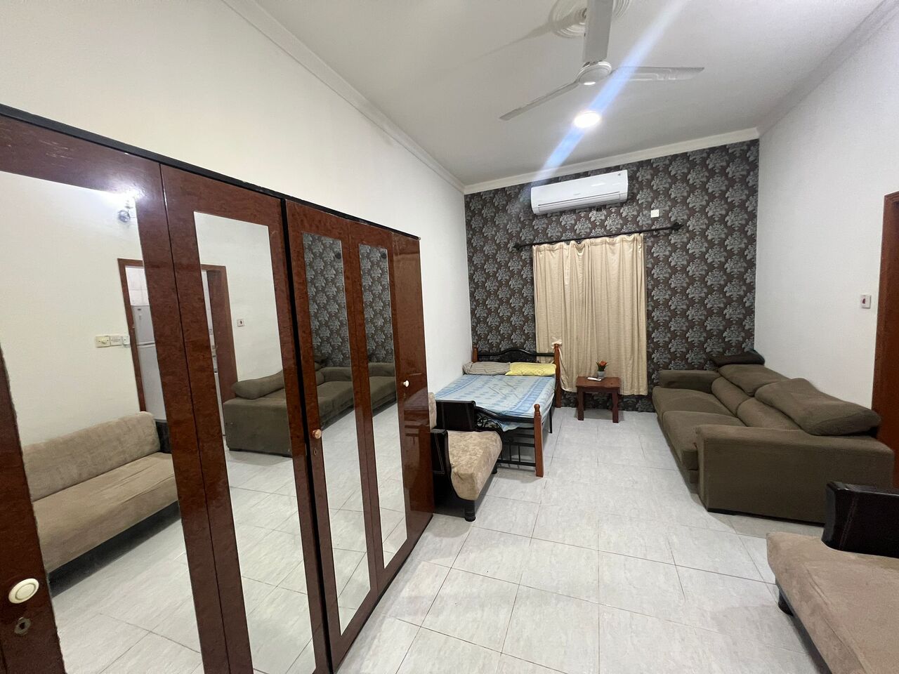 Manama, Apartments, Flats, Houses & Villas, BHD 170/month,  Furnished,  Studio,  Ground Floor Studio Flat For Rent In Sahala Near Khamis
