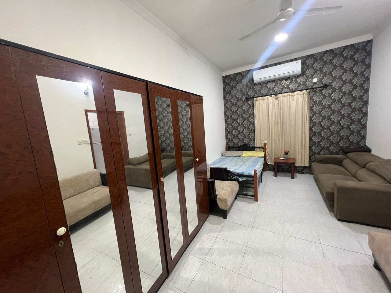 Manama, Apartments, Flats, Houses & Villas, BHD 170/month,  Furnished,  Studio,  Ground Floor Studio Flat For Rent In Sahala Near Khamis