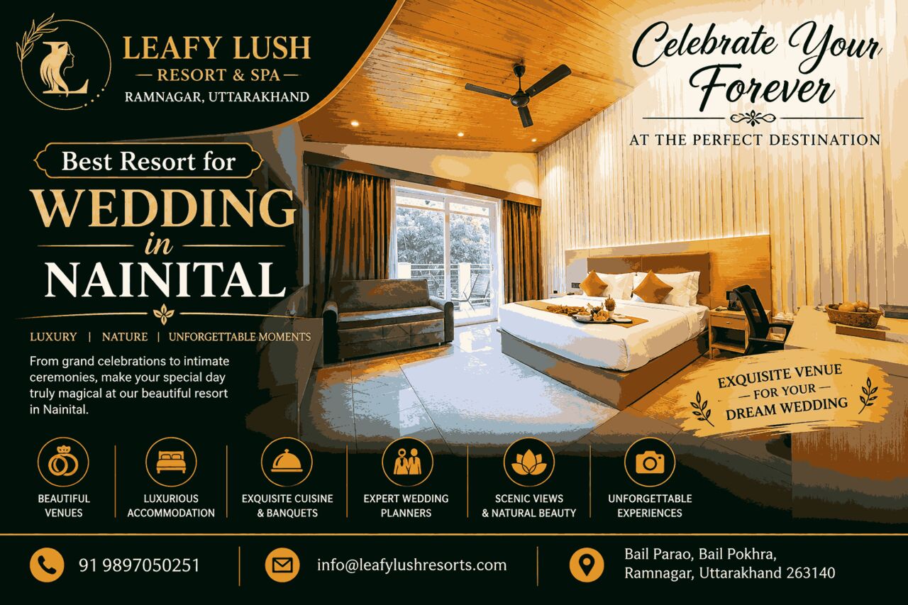 New Delhi, Travel, Best Resort For Wedding In Nainital &ndash; Leafylush Resort & Spa