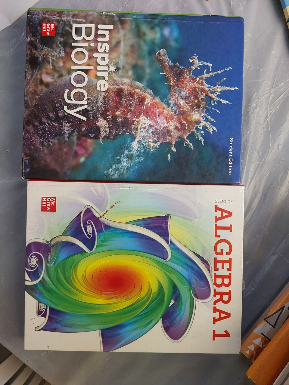Yanbu, Books, SAR 400,  MC GRAW HILL INSPIRE BIOLOGY AND ALGEBRA 1