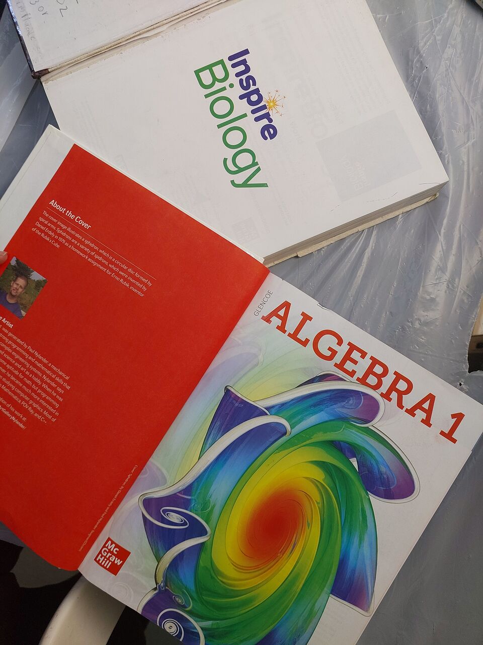 Yanbu, Books, SAR 400,  MC GRAW HILL INSPIRE BIOLOGY AND ALGEBRA 1