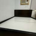 SAR 300,  Queen Size Wooden Bed Frame For Sale &ndash; Good Condition