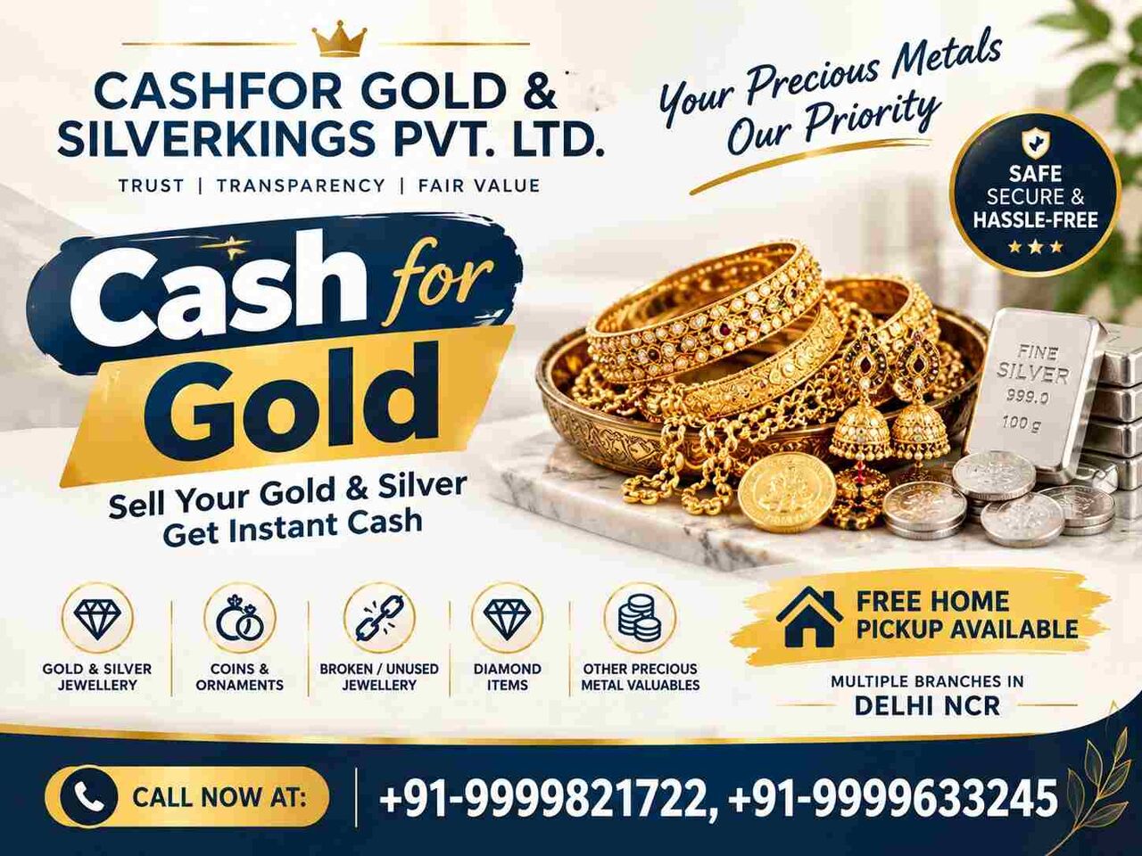 New Delhi, Items Wanted, What Are The Benefits Of Cash For Gold In Delhi?