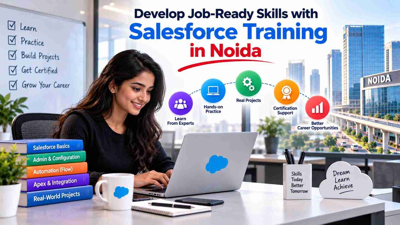 Noida, Education, Develop Job-Ready Skills With Salesforce Training In Noida