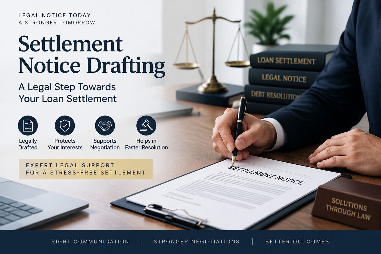 New Delhi, Legal, How Can Settlement Notice Drafting Support Effective Legal Communication?