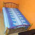 SAR 1,  Want To Sell My Iron Bed, Wooden Bed And 3 Seater&rsquo;s Sofa