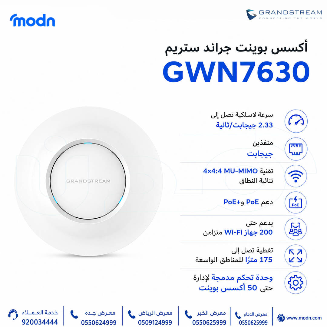 Riyadh, Electronics, SAR 1,  أكسس بوينت جراند ستريم GWN7630  إذا كنت تحتاج إلى