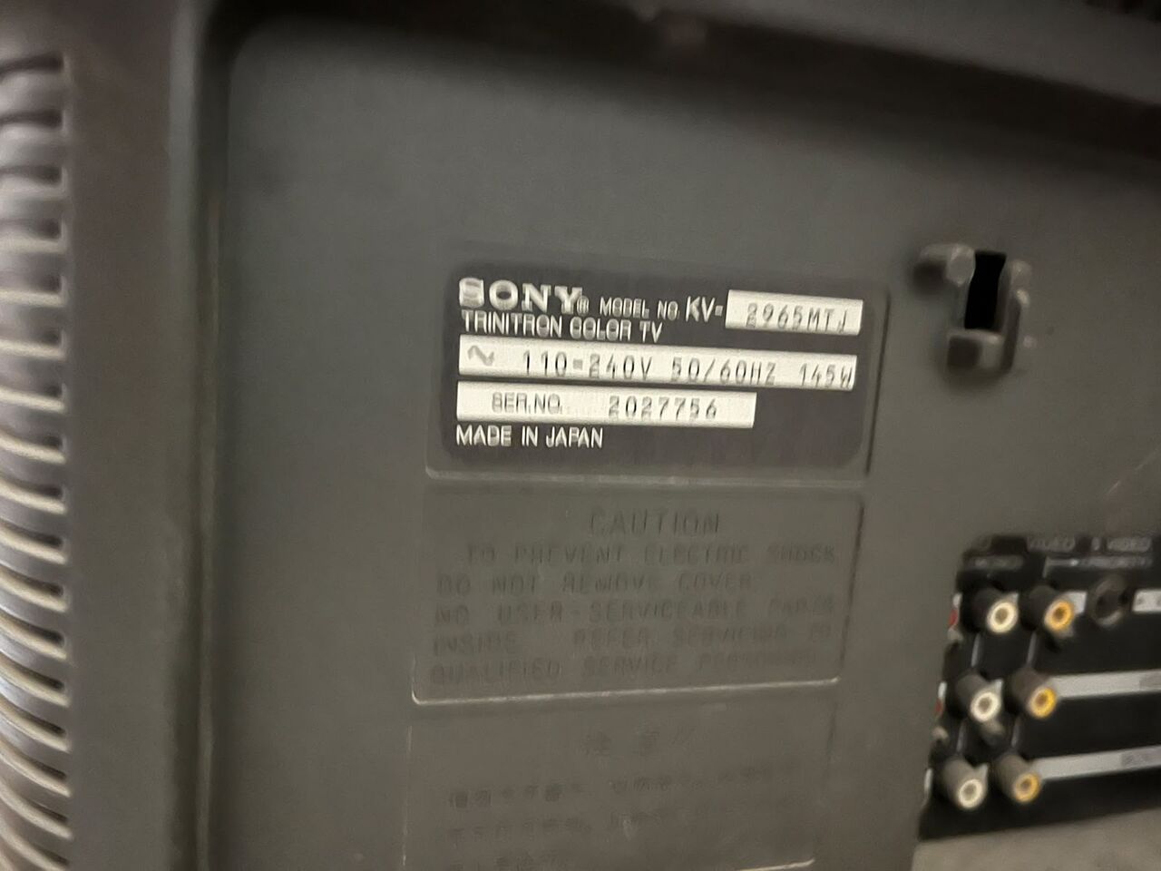 Khobar, Electronics, SAR 300,  Sony CRT 29 Tv For Games