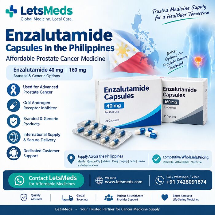 Manila, Health & Beauty Items, PHP 1,  Enzalutamide Capsules Philippines | Prostate Cancer Medicine Supplier