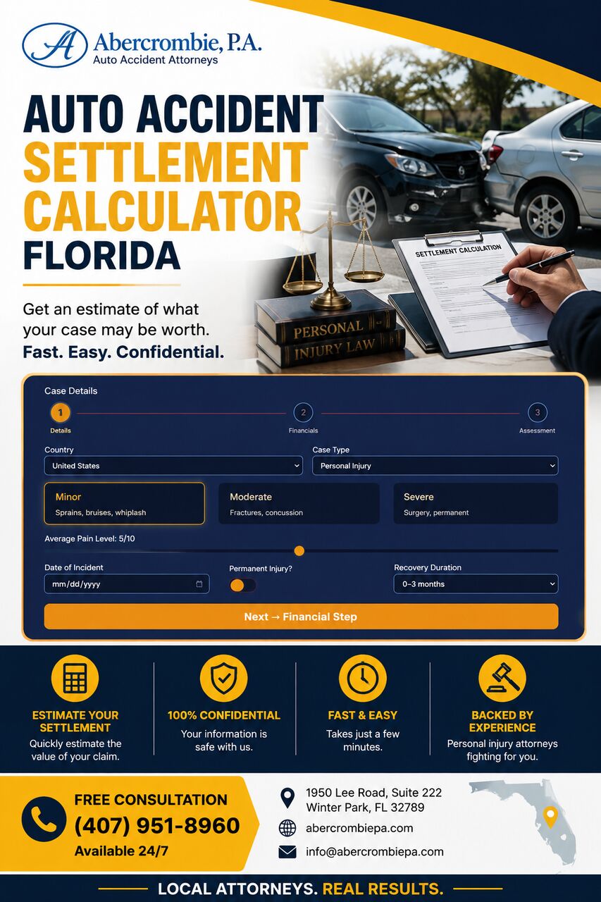 New York, Legal, Calculate Your Auto Accident Settlement In Florida