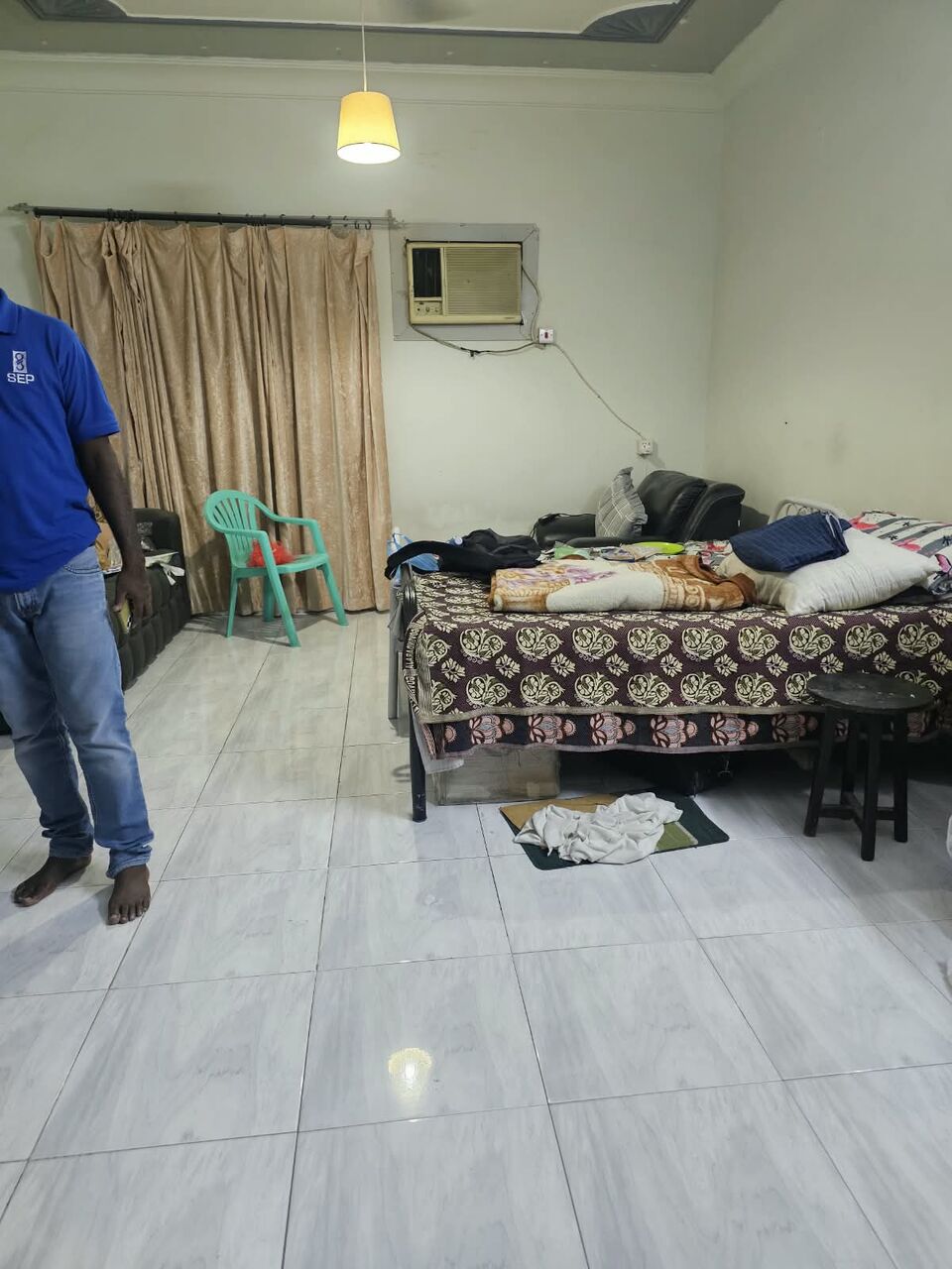 Al Iskan, Rooms for Rent, SAR 900/month,  SAR 900/month, In 2 Rooms Apartment, 1 Separate Room Available For 1 Executive Working Bac