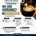 We Are Hiring Barista Emergency