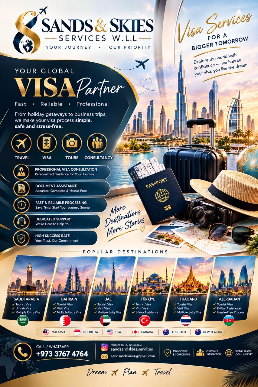 Manama, Marketing, Strategic Visa Processing & Travel Documentation