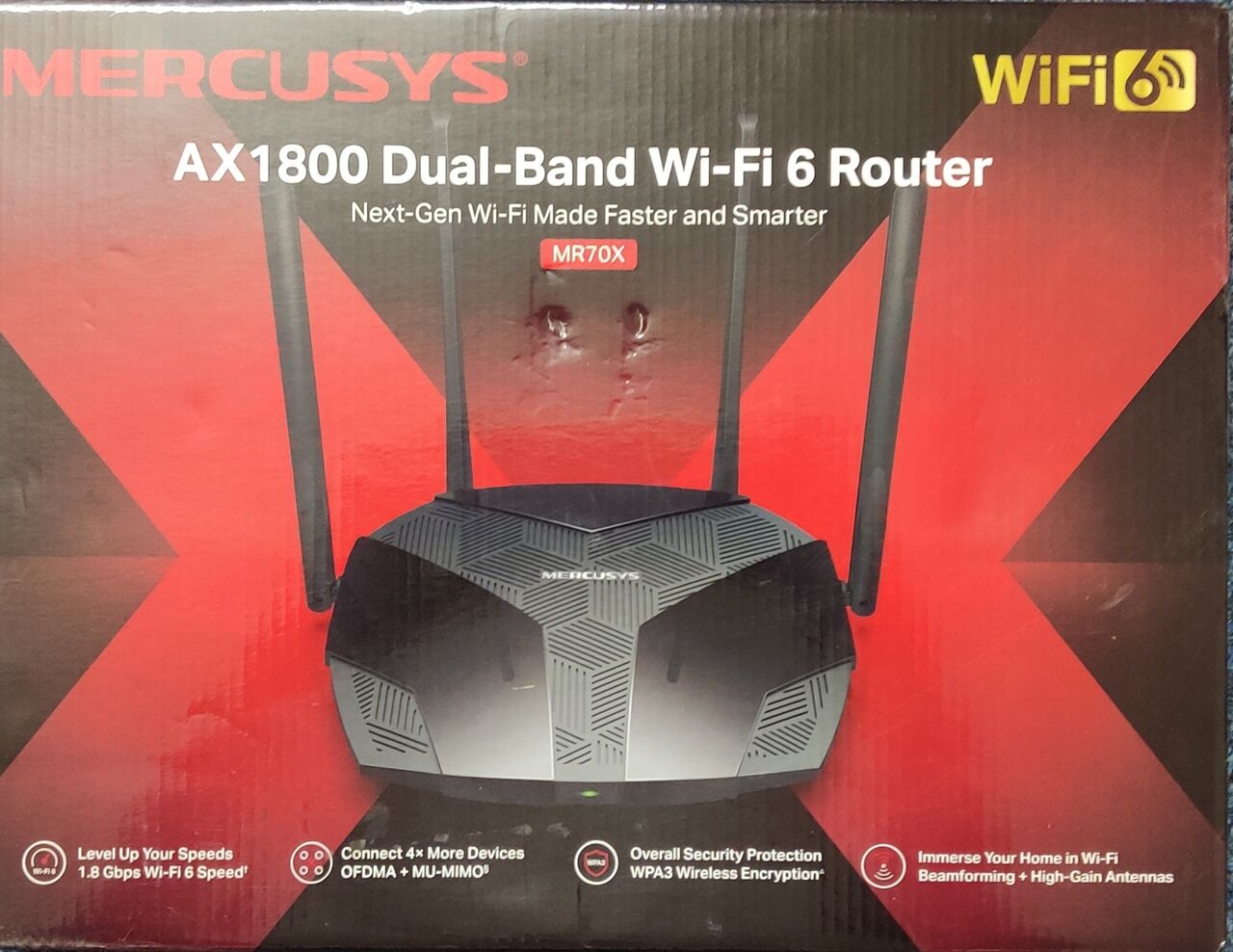 Hofuf, Electronics, SAR 225,  Mobily 4G Router + Mercusys AX1800 Dual Band Wifi 6 Router