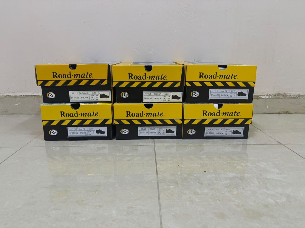 Jubail, Household Items, SAR 100,  Road Mate Safety Shoe Original  6 Piece, 100 SAR