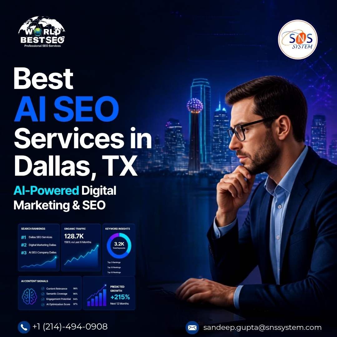 Dallas, Business, Best AI SEO Services In Dallas, TX | AI-Powered Digital Marketing & SEO