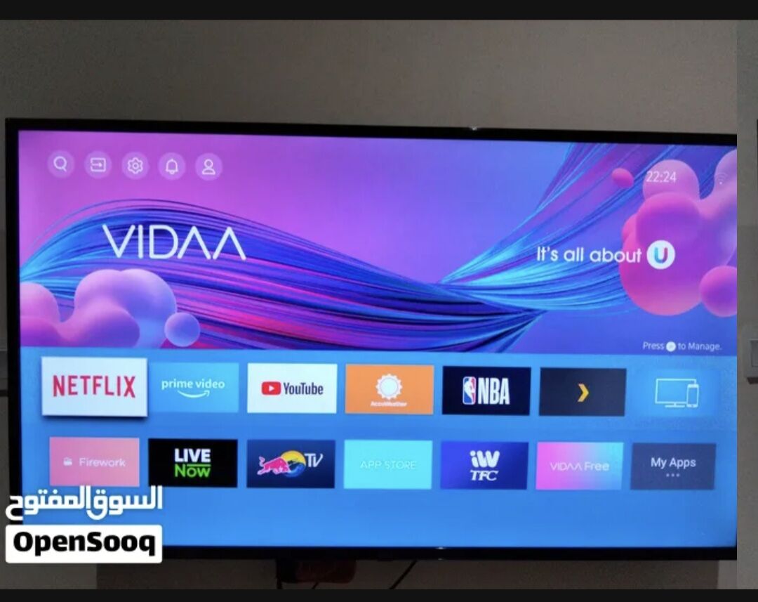 Manama, Electronics, BHD 50,  New Condition Ikon 50 Inch Smart Tv 50 Bd Last With Wall Bracket Original Remote