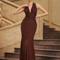 USD 140,  Revalline Glitter Evening Gown For Los Angeles Summer Style