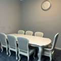 SAR 500,  Dining Table With 8 Matching Chairs &ndash; Excellent Condition