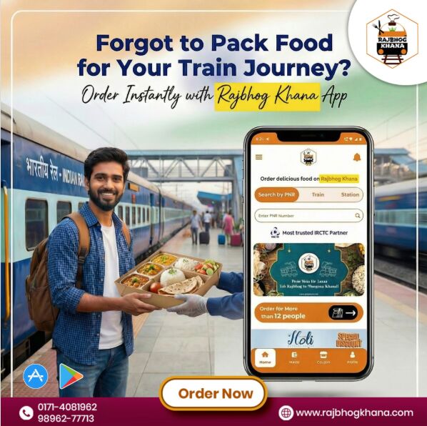 Mumbai, Food Delivery, Order Fresh & Tasty Food In Train With Rajbhog Khana