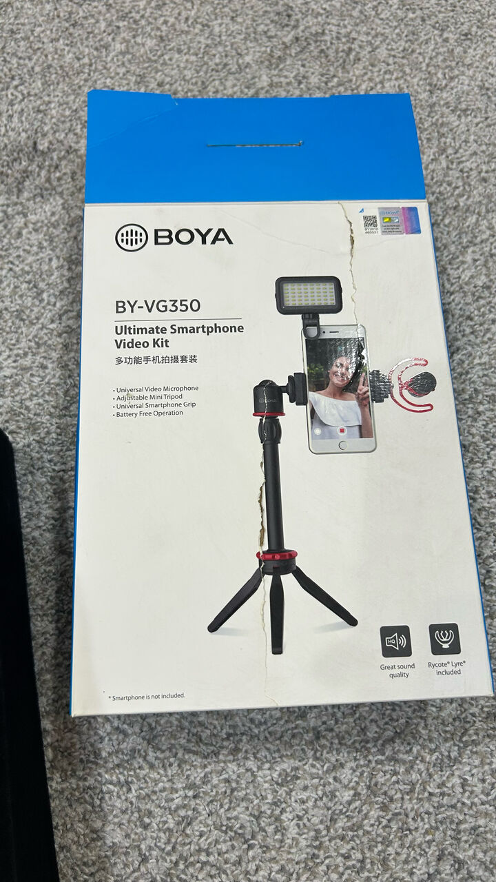 Ad Diriyah, Mobile Phones, SAR 399,  BOYA BY-VG350 Ultimate Smartphone Video Kit &ndash; Brand New