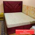 BHD 50,  ✅️ Queen Size Box Bed With Mattress For Sale In Good Condition With Delivery