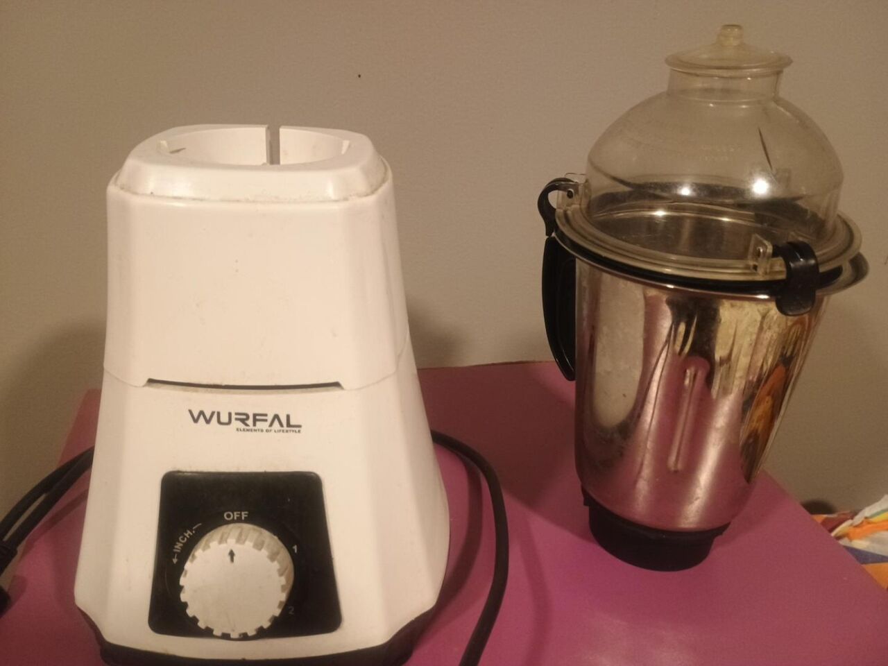 Madinat Al Ummal, Appliances, SAR 150,  Wurfal 550W Mixer Grinder With Jar - 150 SAR