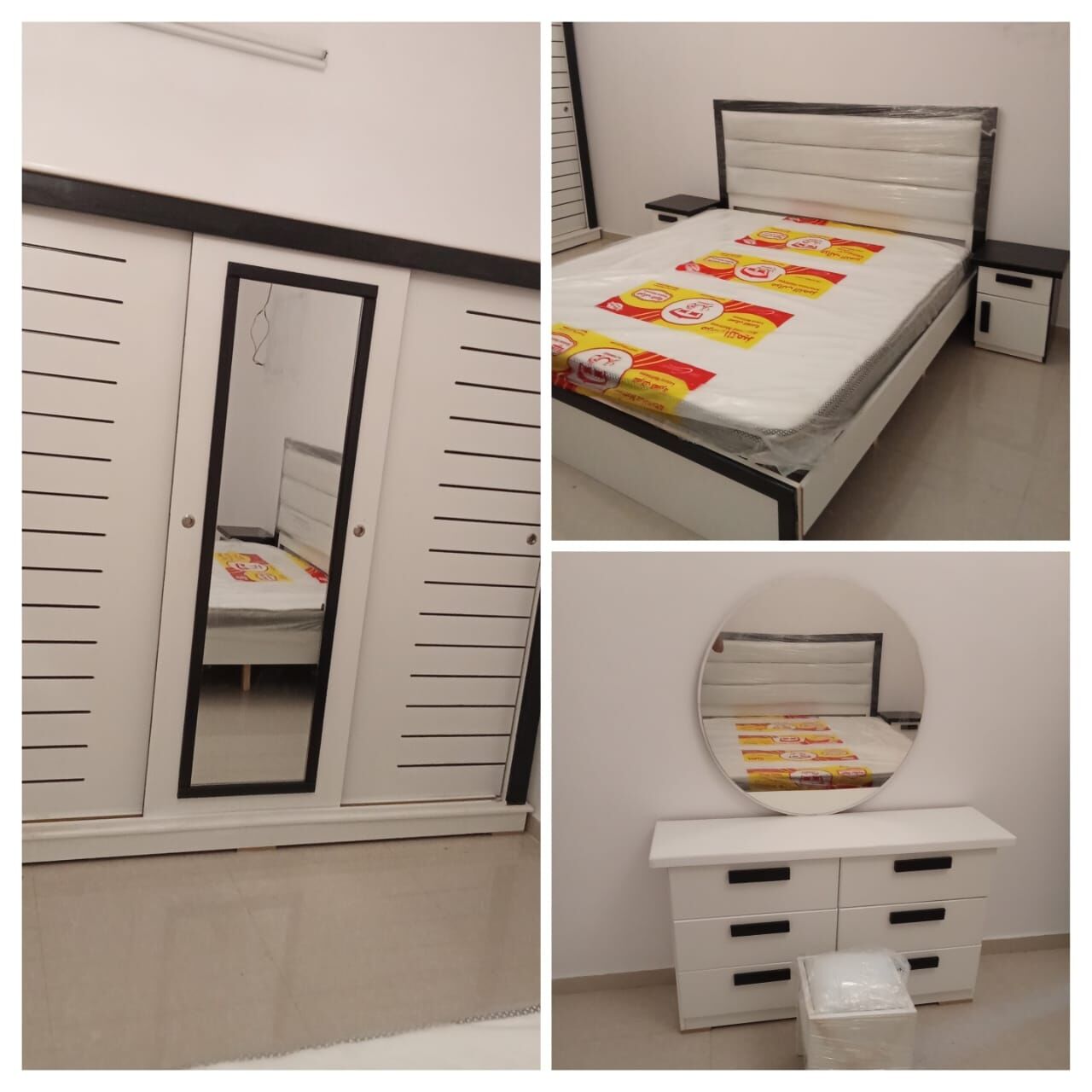 Al Badiah, Furniture, SAR 280,  Single Size Bed Frame And Mattress Home Delivery