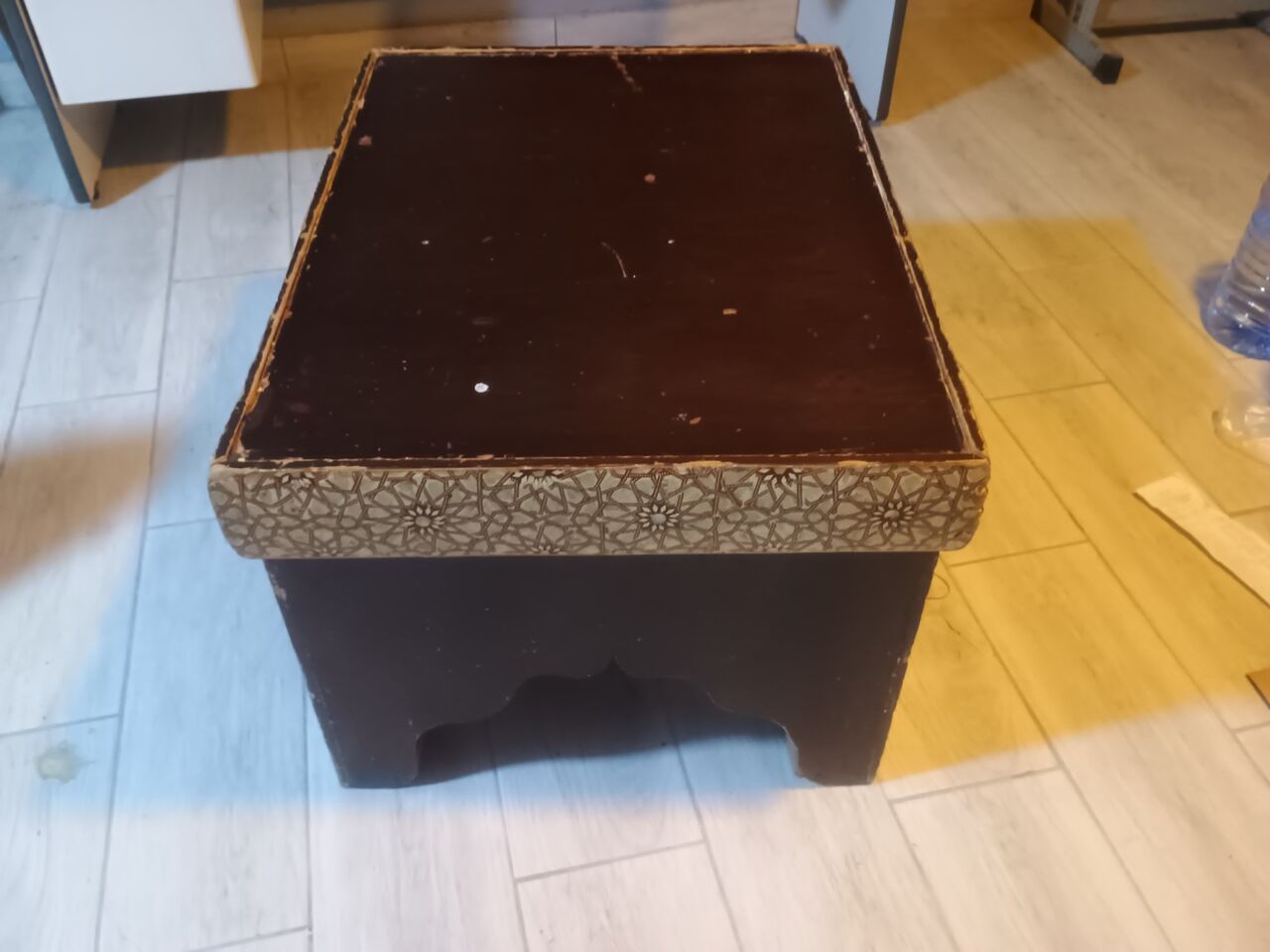 Madinat Al Ummal, Furniture, SAR 50,  Traditional Decorative Wooden Side Table - 50 SAR
