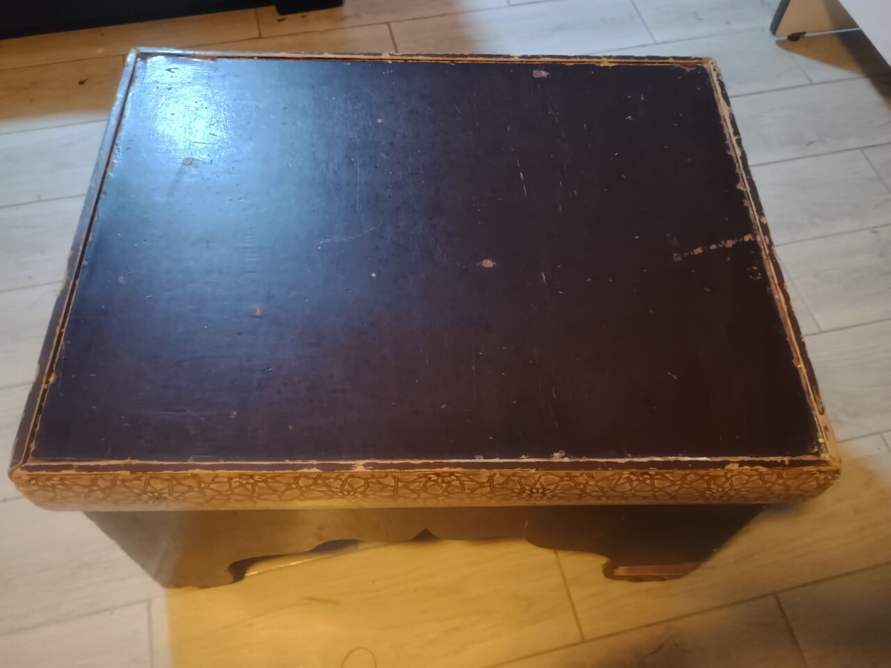 Madinat Al Ummal, Furniture, SAR 50,  Traditional Decorative Wooden Side Table - 50 SAR