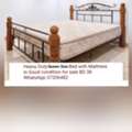 BHD 38,  ✅️ Heavy Duty Queen Bed & Mattress For Sale In Good Condition With Delivery
