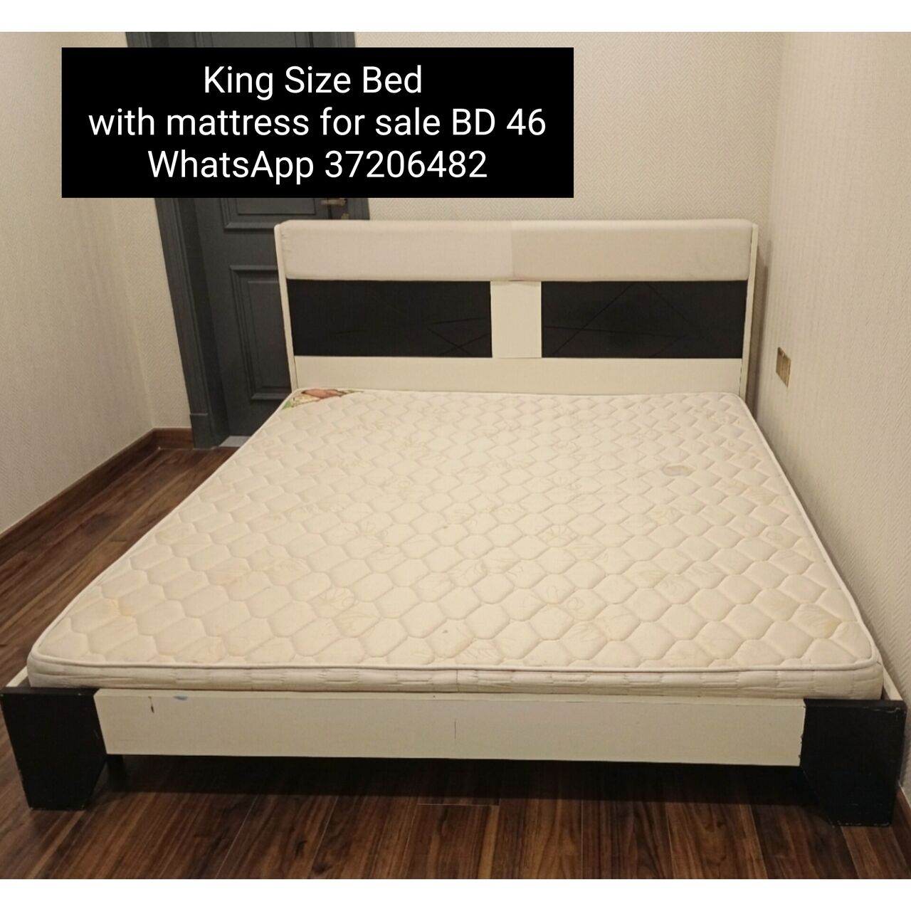 Manama, Furniture, BHD 46,  ✅️ 180x200 King Bed & Mattress 4 Sale In Good Condition With Delivery
