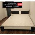 BHD 42,  ✅️ 180x200 King Bed & Mattress 4 Sale In Good Condition With Delivery