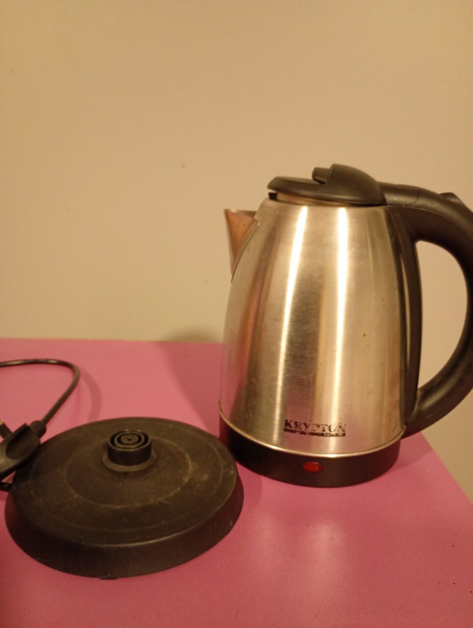 Madinat Al Ummal, Appliances, SAR 30,  Krypton Stainless Steel Electric Kettle 1.8L - 30 SAR