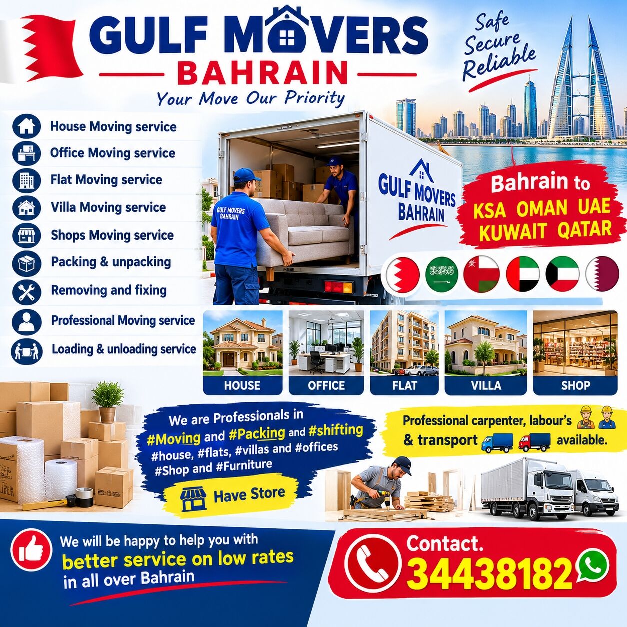 Hidd, Labor/Moving, Movers And Packers