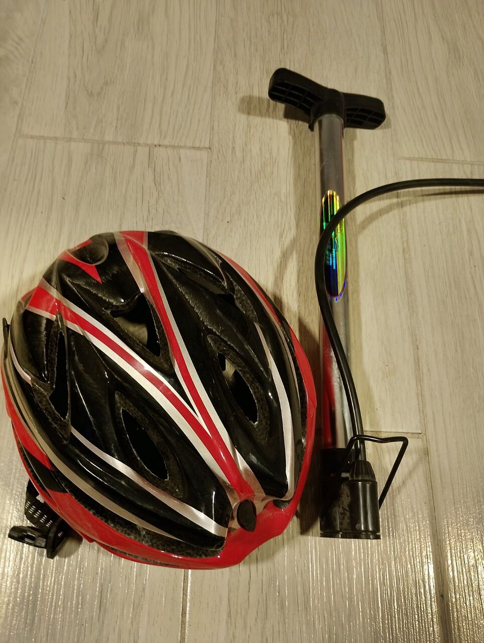 Madinat Al Ummal, Sporting Goods, SAR 20,  Cycle Helmet + Hand Pump - 20 SAR