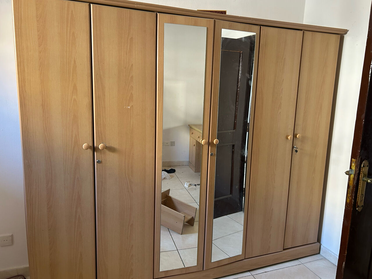Riyadh, Furniture, SAR 500,  2 Big Closets And Dressor For Sale, Strong Wood