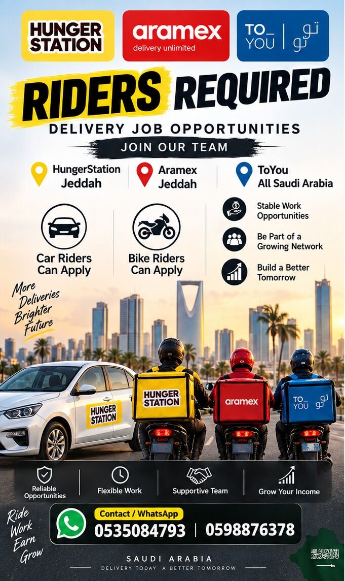Makkah, Jobs, Freelance Hungerstation