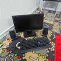 SAR 250,  Monitor Keyboard And Speaker Set