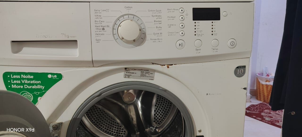 Riyadh, Household Items, SAR 350,  LG 7 KG Front Load Fully Automatic Washing Machine