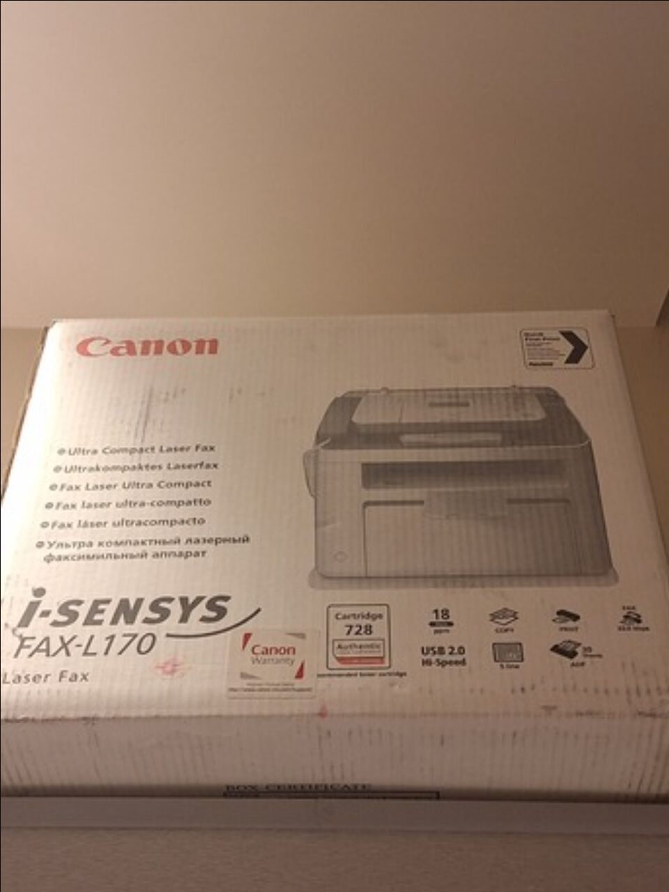 Jubail, Appliances, SAR 300,  FAX AND PRINTER CANON For Sale