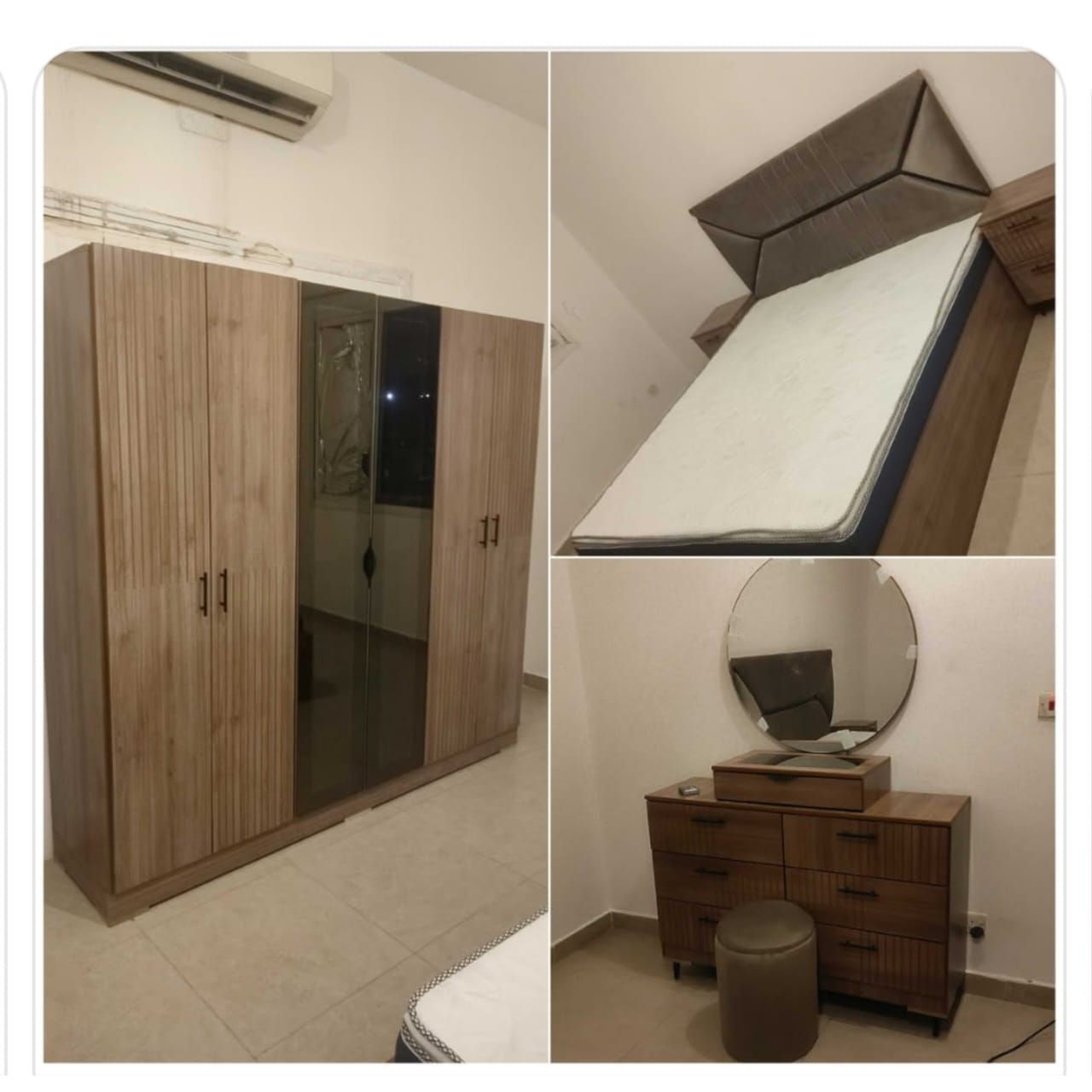 Al Malqa, Furniture, SAR 11,  New Bedroom Set Sale Online Home Devlree Free