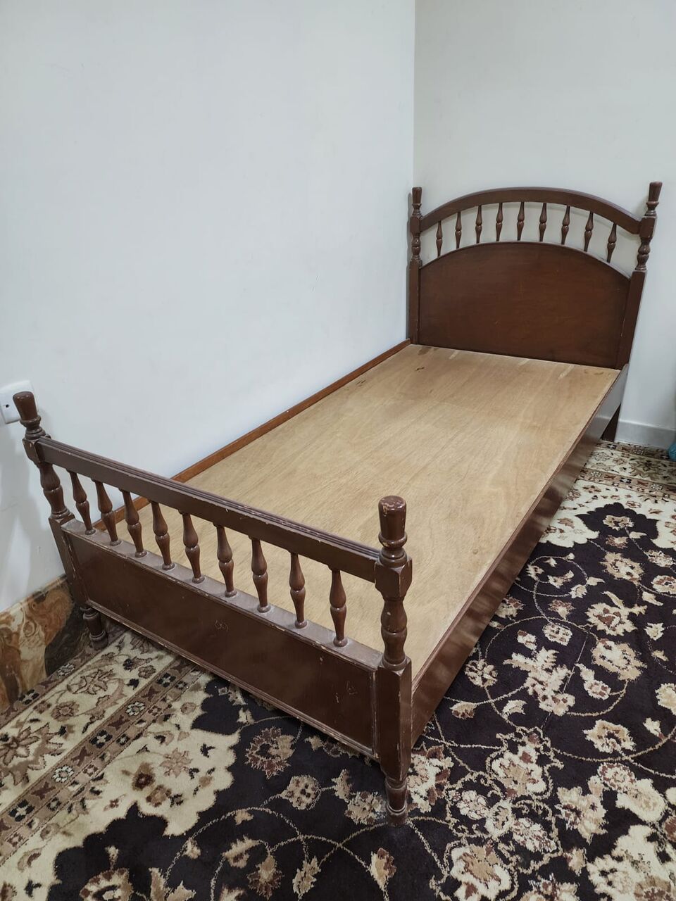 Al Mounsiyah, Furniture, SAR 100,  Wooden Single Bed 210 Cm X 105 Cm