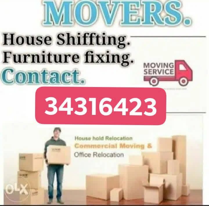 Juffair, Labor/Moving, PACKING & MOVING FLATS/VILLAS, MOVING WITHIN THE BAHRAIN Call 34316423 Packing Of Items Di