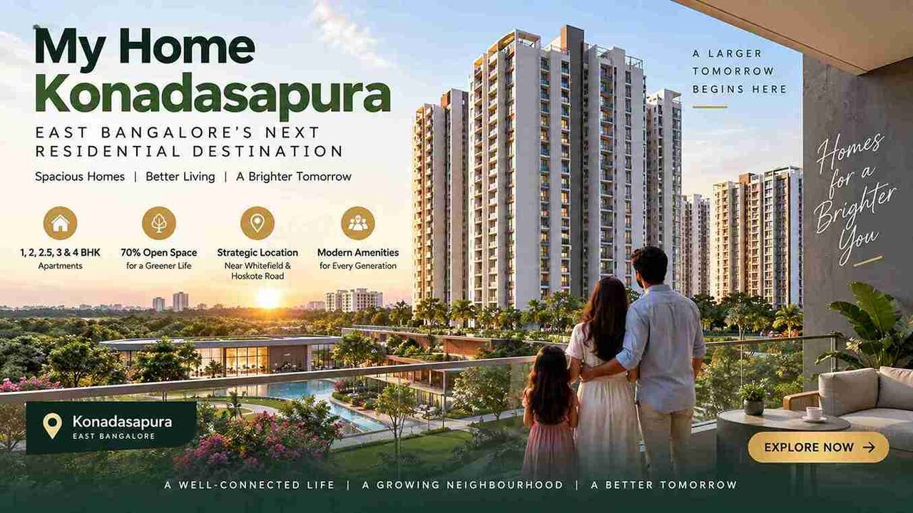 Bangalore, Businesses For Sale, My Home Konadasapura &ndash; Upcoming Residential Project In East Bangalore