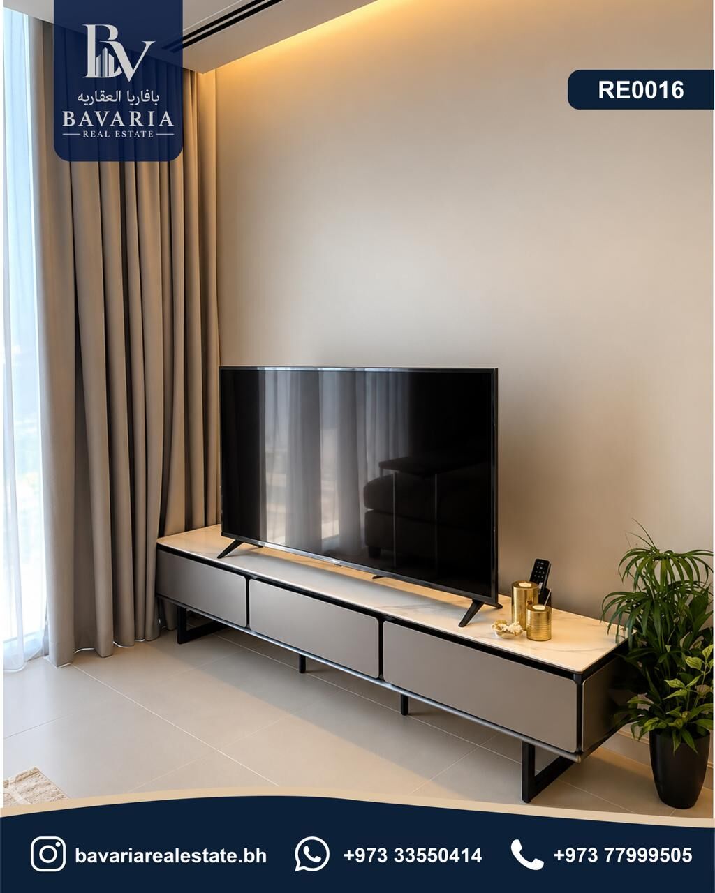 Juffair, Real Estate For Sale, BHD 54,  1 BR,  73 Sq. Meter,  1 Bedroom Apartment For Sale In Fontana Infinity &ndash; Juffair