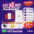 BHD 27,  Brand New STC 5G WiFi-6 SIM Router BoxPack (Ultra High Speed) 27/-BD Only Call: 36431340