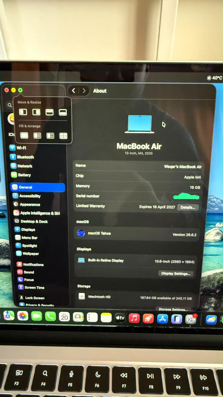 Riyadh, Computers, SAR 3700,  Apple Macbook Air M4 256GB 16GB RAM Brand New Just Open Box Apple Warranty Till 19April27